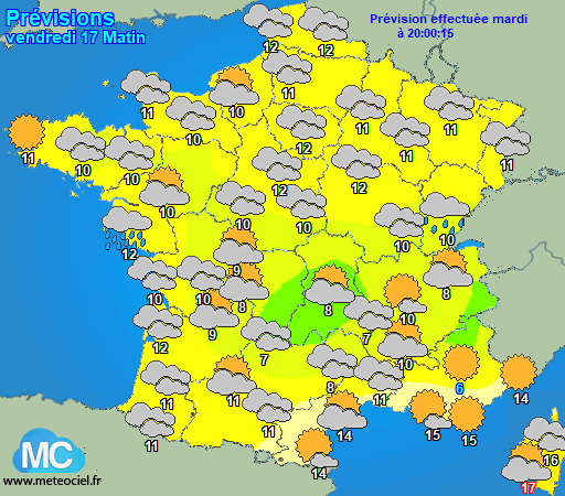 www.METEOCIEL.fr - Previsions météo à 3 jours